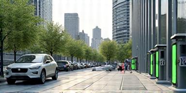 Urban EV charging network installation